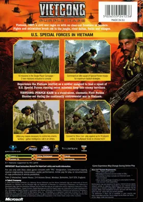 Vietcong Purple Haze (USA) box cover back